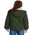thumbnail image 2 of WenVen Girl‘s Coat Winter Jacket Hooded Windproof Insulated Jacket Green 10/12, 2 of 5