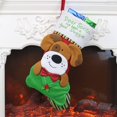 thumbnail image 3 of Pet Christmas Stocking, 18 Inch Large Christmas Stocking for Dog, Cat Xmas Stocking with Envelope Pocket Plush Family Stocking for Christmas Decorations, 2 Pack (Pet), 3 of 5