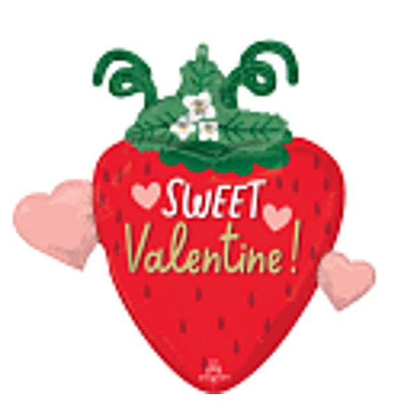 LRG SHP SWEET VALENTINE STRAWBERRY