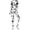 #FEMALE White, variant on Krdevn Halloween Cleece Animal Print Bodysuit, Long Sleeve Full‑Body Cosplay Jumpsuit Costume for Adult Women,2XL