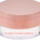 thumbnail image 3 of Estuche de maquillaje portátil con espejo y borla para polvos sueltos (rosa), 3 of 8
