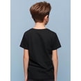 thumbnail image 3 of Boys and Girls Puerto Rico Flag Graphic T-Shirt - Retro Coqui Taino Symbol Design, Black Cotton Knit, Casual Round Neck Tee For Youngsters, All-Season Wear, Puerto Rico Shirt, 3 of 5