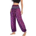 thumbnail image 4 of WILLBEST Pantalones Casuales para Mujer con Estampado de Letras, Cintura Alta, Holgados, Deportivos, con Cordón, Cómodos, Sanitarios, para Uso Diario Mediana, 4 of 5
