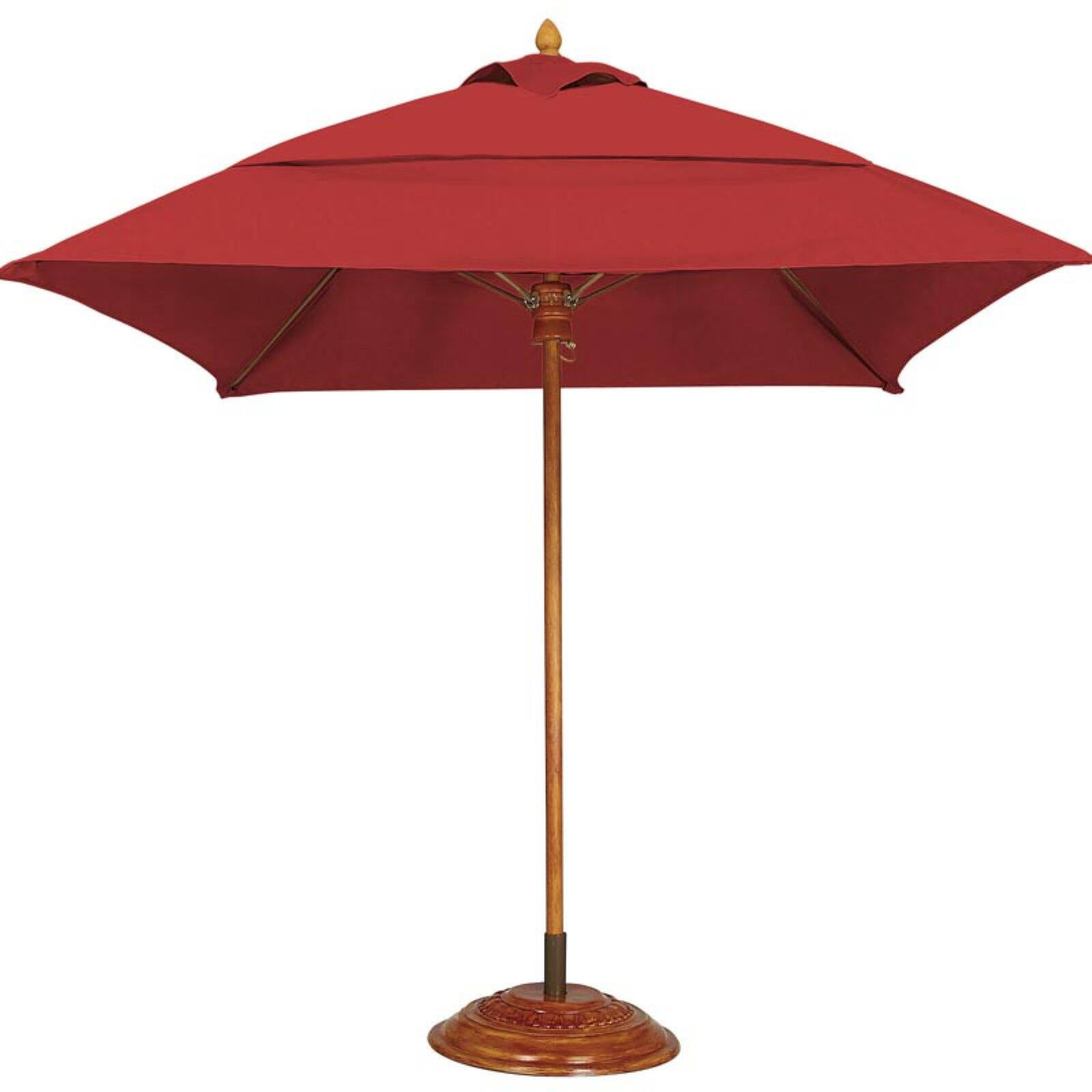 Fiberbuilt Bridgewater Fiber Teak 6 Ft Patio Umbrella Walmart Com Walmart Com