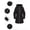Black, variant on Drovellove Plus Size Women's Casual Long Sleeve Hooded Windbreaker Jacket - Loose Fit Solid Color Outerwear with Round Neck, Lightweight Polyester Layer for Spring, Fall, Hiking, Travel, Daily Warmth