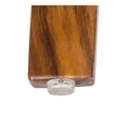 thumbnail image 3 of Acacia Wood 2-Tier Shower Bench Spa Stool with Storage and Non-Skid Feet Oak, 3 of 4