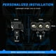 thumbnail image 5 of Focos LED para motocicleta, 2 uds., faro de luz alta/baja de doble Color, 5 of 6