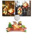 thumbnail image 4 of navideño Papá Noel led lámpara navideña navideña Decoración navideña para sala de fiestas Alegre Gloria Silueta de ventana, 4 of 9