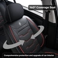 thumbnail image 5 of Universal Car Seat Covers, Pu Waterproof Artificial Leather Protectors, 360° Full Coverage, Upgrade Interior Accessories For Cars, Suitable For Most Vehicle Models.., 5 of 9