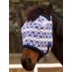 thumbnail image 1 of Máscara antimoscas para caballo Tackmore de malla estampada con protección UV, 1 of 7