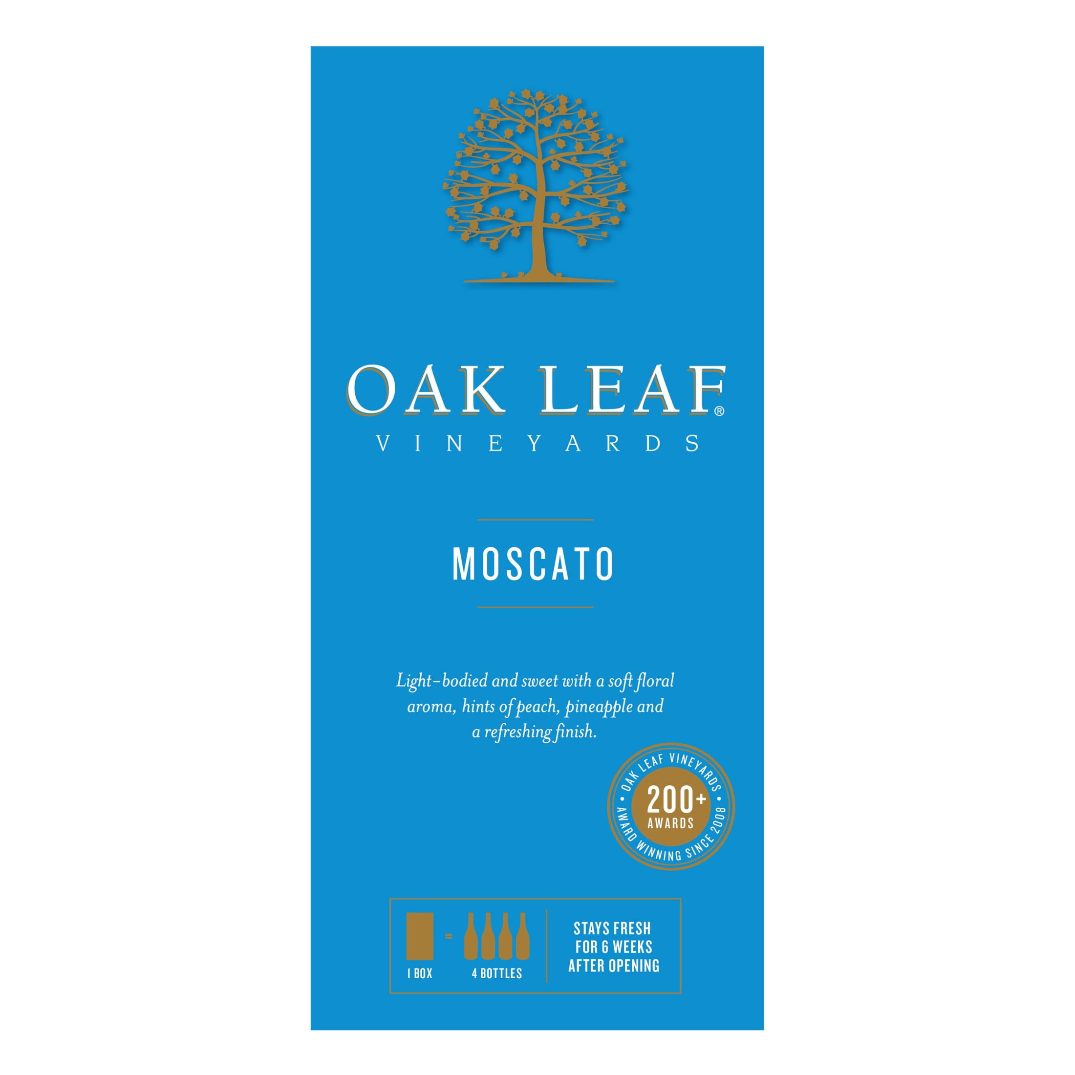 Oak Leaf Vineyards Moscato, White Wine, 3L