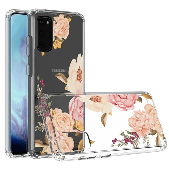 Mosiso Case for Samsung Galaxy S20, S20 Plus, S20 Ultra (2020 Release), Shockproof Soft TPU Bumper Hard PC Back Anti-Scratch Shell Protective Clear Phone Case Cover for Samsung Galaxy, Clear Base Peon