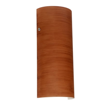 Cherry Blossom Wall Light Besa Lighting 8192CH-LED Torre 1-Light ADA Compliant LED Wall Sconce with Cherry Glass Shade ()