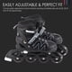 thumbnail image 3 of Patines en Línea Adaptables Shinf Ride Triple Protección Patines Transpirables y Cómodos para Hombres y Mujeres, 3 of 8