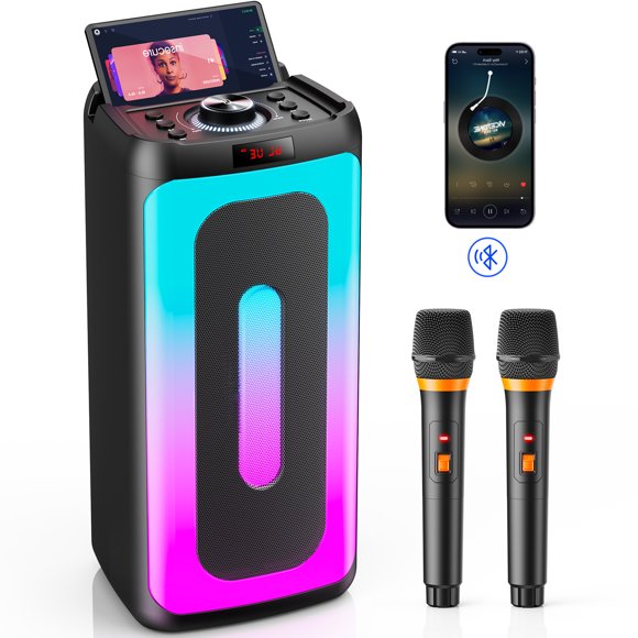 JYX Blutooth Speaker, Portable Party Speaker, PA System, Easy Control, Outdoor/ Indoor, TWS, T25-T