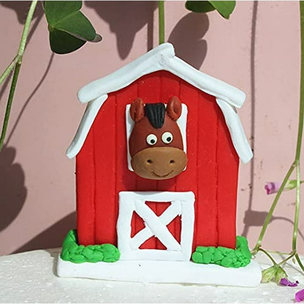 Déco Anniversaire 1 An Garçon – Thème Vache De Ferme – Lot Fournitures Et Fond