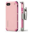 thumbnail image 3 of Case with Clip for iPhone 8 Plus, PureGear [Light Pink] Dualtek Extreme Rugged Cover + Belt Hip Holster with Stand [and BONUS Tempered Glass Screen Protector] for Apple iPhone 7 Plus, iPhone 8 Plus, 3 of 10