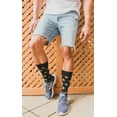 thumbnail image 3 of MeMoi Men's Alien Invasion Bamboo Blend Novelty Crew Sock - Mens - Male, 10-13, Royal Blue, 3 of 7