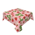 thumbnail image 2 of Wukai Strawberries Waterproof Tablecloth for Kitchen Dining, Fits Square Tables for 2-4 Seats -54"x54", 2 of 7