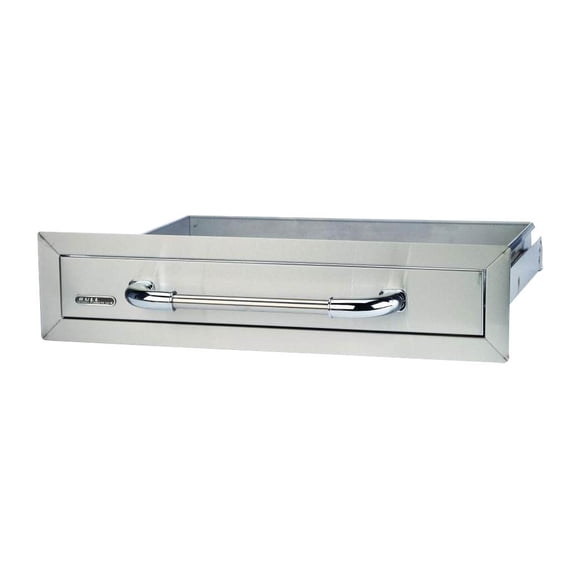 Bull Slide Out Stainless Steel Outdoor Grilling Kitchen Single Storage Drawer