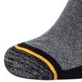 thumbnail image 3 of Camano Calcetines unisex, paquete de 9 - Calcetines de trabajo, algodón, logotipo, color liso. Gris oscuro 43-46, 3 of 3