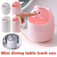 thumbnail image 3 of Cute Desktop Trash Can,Creative Small Garbage Can with Flip Lid,Cute Mini Desk Waste Bin,Portable Tabletop Dustbin,Cartoon Animal Rubbish Storage for Office Kitchen Bedroom Desk Car, 3 of 7
