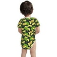thumbnail image 3 of Yiaed Fresh Avocado Print Infant Climbing Short Sleeve Onesie One-Piece Baby Bodysuit Clothes 0-12 Months -2 Years, 3 of 6
