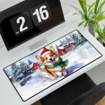 thumbnail image 3 of Hello Winter Corgi Frosty Morning Walk Welcome Snowy Christmas Desk Mat Full Keyboard Mouse Pad Welsh Corgi Dog Lover Gifts Idea Large Mousepad - 02018, 3 of 5