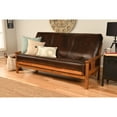 thumbnail image 3 of Kodiak Furniture Monterey Barbados Sofa with Java Brown Faux Leather Mattress, 3 of 5
