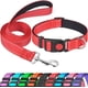 thumbnail image 1 of Collar de nailon reflectante para perros con hebilla de seguridad, collares ajustables para mascotas con acolchado de neopreno suave para perros de tamaño mediano, rojo, 1 of 5