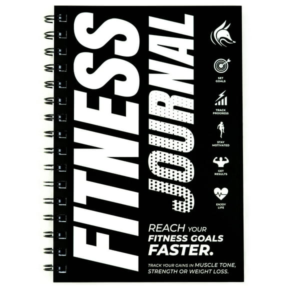 Clever Fox Fitness Journal Workout Log Book