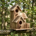 thumbnail image 4 of Wooden Squirrel Feeder for Garden Outdoor Use Shelter with Easy Design, 4 of 6