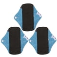 thumbnail image 2 of Women Sanitary Pad Washable Menstrual Pads Bamboo Charcoal Leakproof Hygienic NapkinN38, 2 of 4