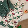 thumbnail image 6 of sdbrld Infant Baby Boy Christmas Outfit 3 6 9 12 18 Months Long Sleeve Romper Pants and Hat 3Pcs Clothes Set Sizes 6-9 Months, 6 of 9