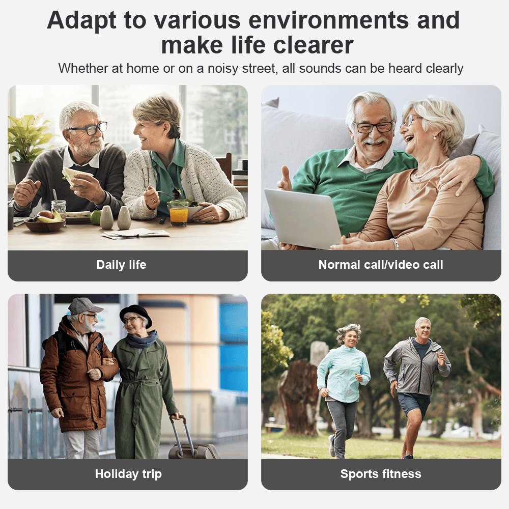 iadr Behind-The-Ear Hearing Aids for Seniors, Rechargeable Digital Hearing Devices with Multi-Channel Sound Processing for Superior Sound Quality, Over-The-Counter, Volume Control, Pair (skin)