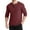 Red, variant on Zylanna Men's Long Sleeve T-Shirts, Homewear Loose Crew Neck Color Block Patching Casual Tops for Men White
