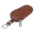 thumbnail image 2 of Funda Universal De Cuero PU Con Cremallera Para Llaves, Funda Para Bolsa De Almacenamiento Para Llaves De Coche, Protege Del Polvo Y Daños, Fácil De Usar Y Transportar., 2 of 7