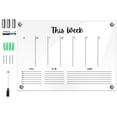 thumbnail image 1 of 1 Ensemble de Tableau Blanc Transparent Simple Tableau de Messages Manuscrit Mural, 1 of 1