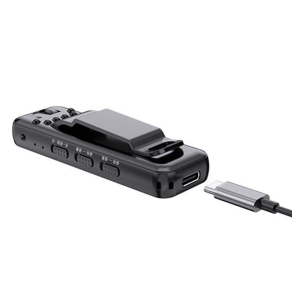 Momihoom Clip-on Mini HD Body Camera, Portable Digital Video Recorder with Night Vision and Loop Recording