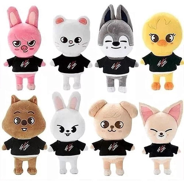 Piezas de Peluche Skzoo Peluche Hyunjin Stray Kids los muñecos de Peluche Stray Kids Son Regalos niños o fanáticos Que se Pueden Utilizar Decorar la habitación o como Respaldo