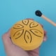 thumbnail image 4 of Mini tambor de lengua de acero de 3 pulgadas 6 tonos | Instrumento de percusión portátil | Sonido claro, construcción robusta y duradera, ligero | Incluye baquetas y bolsa de almacenamiento |, 4 of 5