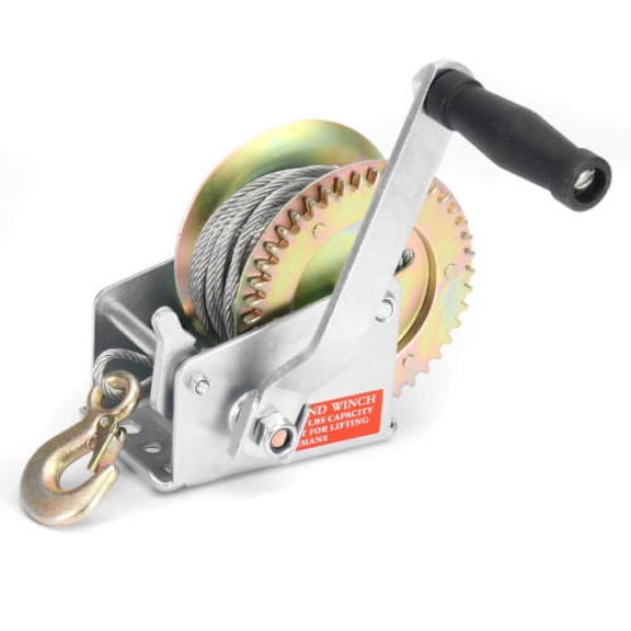 D-Rhino Boat Winch Manual Hand Crank for RV Trailer ATV 1200 lbs