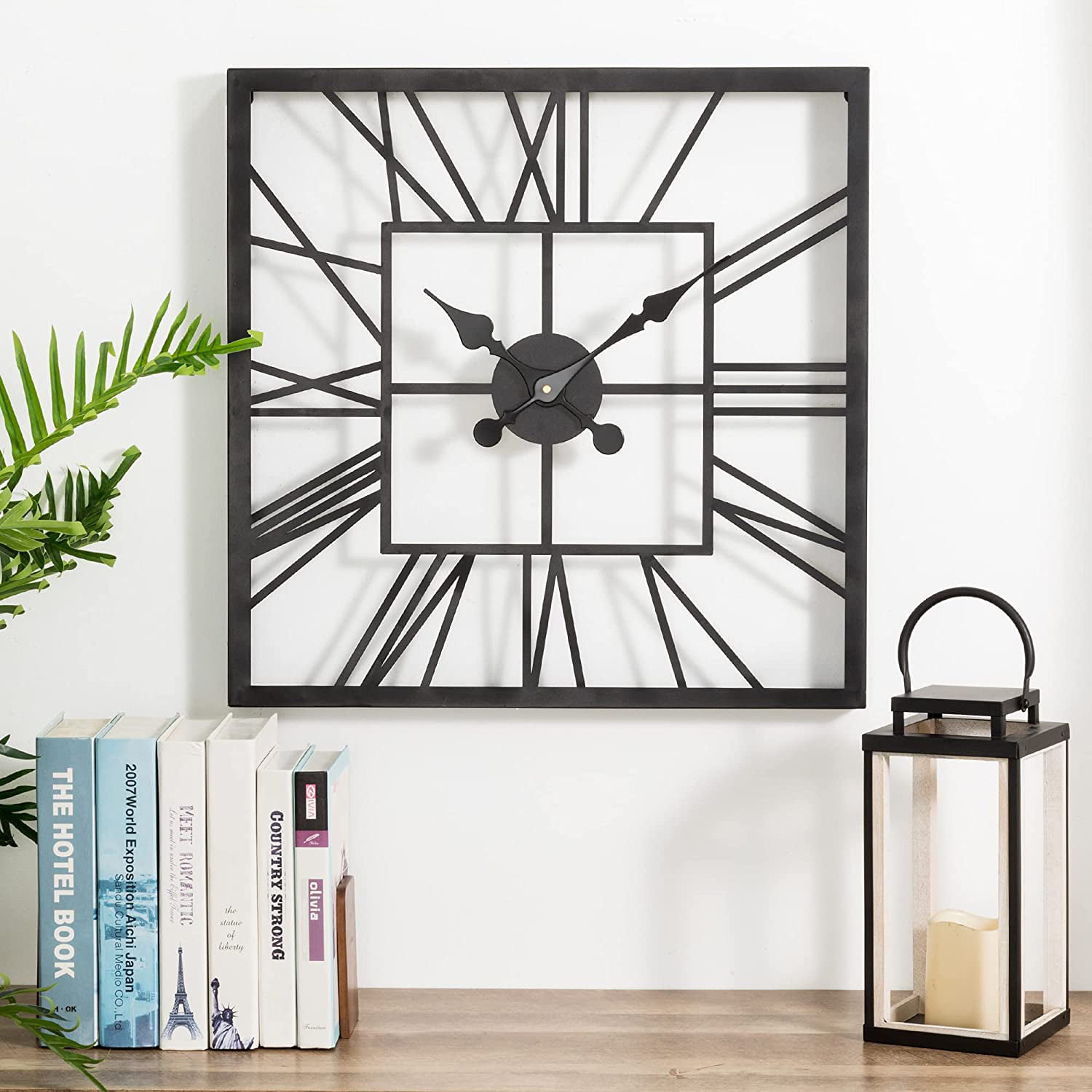 Stylish/Home Decor Hotel Metal Mantel Clock 