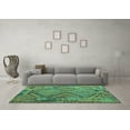 thumbnail image 3 of Ahgly Company Indoor Rectangle Southwestern Turquoise Blue Country Area Rugs, 2' x 3', 3 of 4