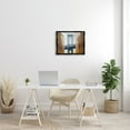 thumbnail image 3 of Stupell Industries Modern Urban Bridge Travel & Places Painting Black Floater Framed Art Print Wall Art, 21 x 17, 3 of 10
