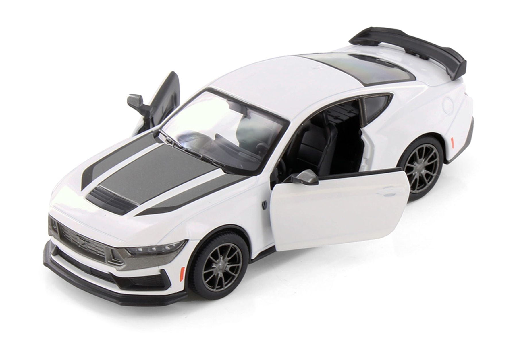 2024 Ford Mustang Dark Horse Hardtop, Silver - Kinsmart