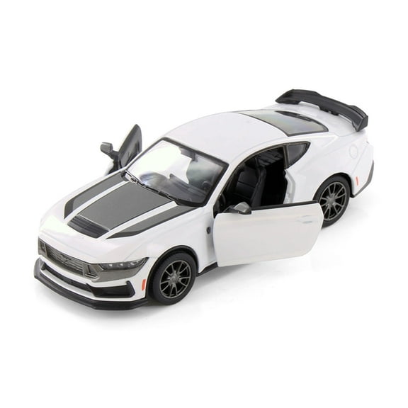 2024 Ford Mustang Dark Horse Hardtop, White - Kinsmart 5455D - 1/38 Scale Diecast Model Car