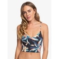 thumbnail image 4 of Roxy ANTHRACITE TROPICOCO Beach Tankini Bralette Bikini Swim Top, US X-Large, 4 of 7