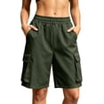 thumbnail image 3 of Kinrui Women's Lightweight Hiking Cargo Shorts Quick Dry Athletic Shorts Camping Travel Golf Pockets Water Resistant S-3XL, 3 of 10