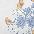 thumbnail image 2 of 20" x 14" Simply Daisy Birds And Flowers Polyester Accent Pillow, Rusty Mauve Qty 1, 2 of 3